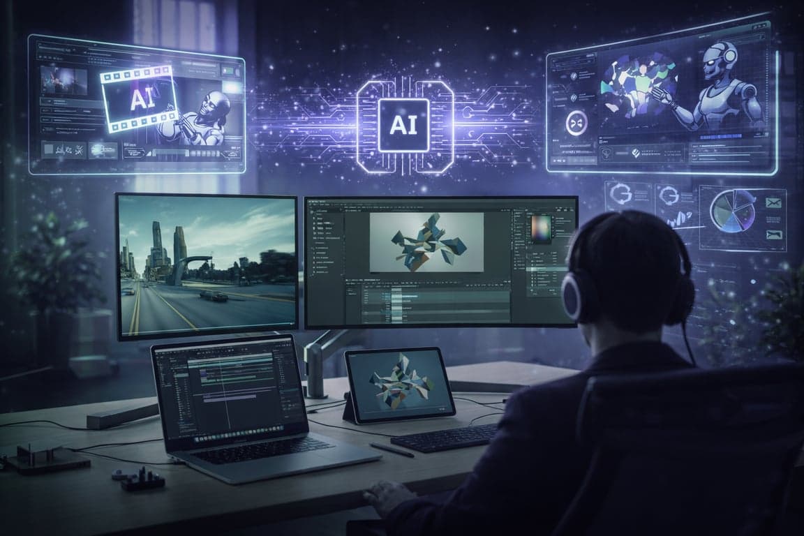 AI video creation and graphic animations